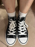 回力官方 经典帆布鞋男女鞋百搭中高帮鞋子男情侣运动板鞋女学生鞋 经典黑-473 38 实拍图