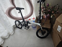 大行（DAHON）K3plus折叠自行车超轻铝合金16英寸9速城市碟刹通勤车KAA693 黑白【内折版】 实拍图