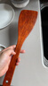 Jidaocook锅铲木质 木头铲子炒菜不粘锅 原木长柄汤勺饭勺木勺套装 33厘米斜煎铲 实拍图