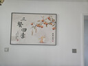 墨派餐厅装饰画现代简约饭厅横幅挂画轻奢饭厅背景墙厨房壁画免打孔 三餐四季 100*70cm【晶瓷】 实拍图