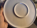 几物森林 陶瓷盘家用白瓷盘子9英寸中式餐盘菜盘平盘牛排盘水果盘 2只装 实拍图