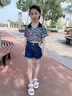 茨语女童凉鞋2026夏季新款软底中大童时尚沙滩鞋儿童公主鞋小女孩鞋子 136紫色 33 内长20.7cm（适合19.7-20.2cm） 实拍图