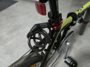 大行（DAHON）自行车锁五位密码锁通用公路车山地车锁防盗自行车锁 黑色【带锁架】 实拍图