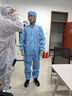 星工（XINGONG）防静电大褂翻领纽扣无尘衣 洁净室防尘大褂工作服 白色 XXL码 实拍图