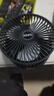 电风扇伸缩折叠小风扇宿舍家用静音充电型办公台式USB桌面宿舍大风力夏台面落地两用折叠电风扇 颜色随机 直插款无档位开关1个装 实拍图