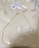 周六福黄金项链女肖邦链素链计价A0511018约3.97g40+5cm生日礼物 实拍图