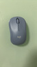 罗技（Logitech）M221 轻音鼠标 无线鼠标 办公鼠标 对称鼠标 带无线微型接收器 雾霭蓝 实拍图
