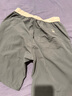 真维斯（Jeanswest）短裤男夏季宽松休闲裤男士沙滩马裤冰丝中裤运动五分裤子WXCG2327 灰色 2XL 实拍图