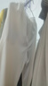 浪莎窄版冰丝阔腿裤女夏季防晒轻薄速干冰丝裤女高腰显瘦垂感休闲裤 实拍图