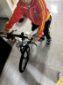 凤凰（Phoenix）儿童自行车山地车男女学生脚踏车6-15岁童车 霸道 白蓝色 22寸 实拍图
