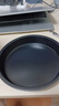 披萨盘饼烤盘家用烤箱用具不沾蛋糕模具厨房圆形烘焙工具 7英寸黑色披萨盘+油刷 实拍图