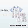 贝肽斯儿童睡衣男童短袖夏季纯棉2026新款女童冰丝宝宝家居服套装 实拍图