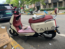 台铃电动摩托车苍穹100公里长续航电动车1200W高速电摩石墨烯电池72V23Ah外卖上班代步电瓶车复古红 实拍图