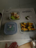 乐扣乐扣（LOCK&LOCK） 保鲜盒  微波炉加热饭盒冷冻三件套520ml*2+640ml LLG983S601 实拍图