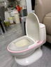 babycare马桶坐便器蹲便器儿童马桶仿真马桶坐便圈2-6岁宝宝便盆维尔粉 实拍图
