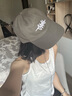 啄木鸟四季潮牌大头围帽子男韩版棒球帽女款男生秋冬防晒遮阳男士鸭舌帽 灰色 实拍图