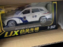 卡威（KIV）合金儿童玩具车男孩警车玩具小汽车玩具3-6岁汽车模型仿真摆件 奔驰GLC-警车 实拍图
