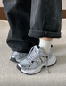 回力官方男鞋秋冬老爹鞋女情侣款增高休闲鞋潮流运动鞋子男 银灰44 实拍图