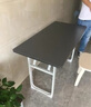 哈骆顿（HALODN） 电脑桌台式家用可折叠桌书桌简家用约现代学生卧室免安装学习桌 桌-高级灰【120*60*75免安装】 23MM厚单桌-京速达98%次日达 实拍图