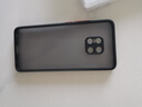 暴走适用华为mate20pro手机壳mate20Pro手机保护套镜头全包防摔防指纹硅胶软边撞色透明磨砂男女款黑 实拍图