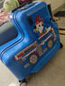 汪汪队立大功（PAW PATROL）儿童行李箱可坐可骑旅行箱男孩拉杆箱女孩宝宝可坐骑小孩登机箱 毛毛骑行款蓝色 20英寸 实拍图