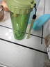 特百惠（Tupperware）茶韵500ML塑料杯男女士学生夏季运动水杯子户外便携大容量 罗勒绿 实拍图