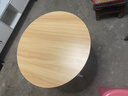 飞旺藤达折叠桌餐桌小户型家用客厅吃饭桌子户外摆摊桌子出租房便携小方桌 胡桃木【70*50】圆桌 实拍图