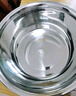 【便宜实用】不锈钢盆打蛋盆和面盆洗菜盆调料盆猪油盆子和面盆 32cm实盆+漏盆 实拍图