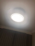 欧普（OPPLE）变频静音风扇灯led隐形吊扇灯一体客厅灯家用餐厅吊扇灯客厅房间 双环白 48寸小爱语音变频三色 实拍图