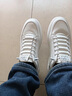 樵柯男鞋秋冬季新款透气小白鞋子男潮流百搭一脚蹬男士运动休闲板鞋男 RF-MB799白色 41 实拍图