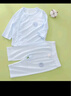 小三月6一12月婴儿夏装新生男女宝宝冰丝莫代尔3月两件套分体薄款衣服夏   F2和D180莫代尔蓝色 73码,建议14-18斤 实拍图