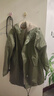 马登工装美式复古M51鱼尾风衣中长款连帽外套男军大衣派克服棉服秋冬 军绿色（版型较为宽松） L 实拍图