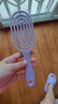 蓬松高颅顶梳子头发神器女士专用长发造型按摩经络气囊排骨气垫梳 紫色【干湿两用】 实拍图
