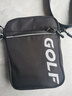 高尔夫（GOLF）单肩包男斜挎包轻便男士小包户外休闲运动包手机挎包小背包 黑色 实拍图