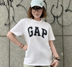 GAP男女装春季款纯棉字母logo短袖T恤常规上衣美版570044 白色 XS 美码 S亚洲码175/88A 【偏小，建议选大一码】 实拍图