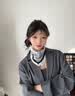 啄木鸟（TUCANO）真丝丝巾女桑蚕丝小方巾2026新款系脖感护颈围脖领巾妈妈气质围巾 航海图蓝白-董卿同款 (53*53cm) 实拍图