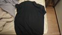 霞湖世家80支t恤液氨新疆长绒棉7A抗菌防蚊短袖167A XL  B版光板-黑色  实拍图