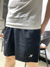 特步（XTEP） 运动裤短裤男裤子夏季男士休闲中裤跑步服黑色速干短裤五分裤男 黑色-（梭织薄款） L /175【现货速发】 实拍图