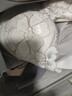 婷美无痕内衣女聚拢小胸显大上托防下垂收副乳无钢圈蕾丝文胸罩 白L 实拍图