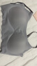 华歌尔（Wacoal）蓝标女内衣无钢圈花生杯猫耳杯棉感旷野美拉德背心内衣文胸罩3501 【细肩带】升级猫耳杯-雅致灰 L (75C-E/80A-C/85A-B) 实拍图