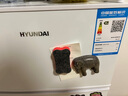 HYUNDAI（韩国现代） 小冰箱 冰箱小型双开门 迷你双门家用宿舍租房冷藏冷冻电冰箱节能省电 100L白【一级能效+租房必备】 实拍图