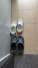 卡骆驰crocs洞洞鞋贝雅卡骆班轻便耐磨一脚蹬休闲鞋|205089 石板灰/青柠绿-0GX 41 /42(260mm) 实拍图