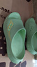 Saucony索康尼CRADLE摇篮2运动拖鞋男女时尚一脚蹬缓震舒适凉鞋 浅绿 39 实拍图
