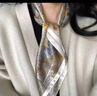 CRANTA KOMEIA真丝丝巾女2025新款桑蚕丝小方巾领巾围脖妈妈生日礼物送女友老婆 热带丛林 高级感送女朋友爱人实用高档 实拍图