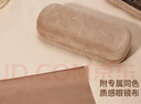 眼镜帮眼镜盒便携抗压ins日系学生眼睛墨镜绒布收纳盒多彩镜盒赠镜布 实拍图