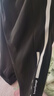 顶峰保罗（Dingfengbaoluo）裤子男士垂感直筒休闲长裤宽松春夏季阔腿运动2356黑色4XL 实拍图