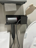 田园沐歌 吹风机置物架免打孔卫生间风筒收纳支架浴室电吹风挂架壁挂式 枪灰-带置物架 实拍图