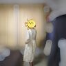 德玛纳（dme）【轻奢提花a字裙】春秋v领收腰蕾丝x型连衣裙女中长款 实拍图