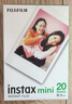 富士FUJIFILM instax立拍立得相机 3英寸相纸胶片胶卷 3寸双包+相册+冰箱贴+收纳盒【20张白边】 官方标配 实拍图