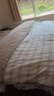 MUJI柔软洗棉被套套装 床单式/加大双人床用 米色小格纹 宿舍儿童 实拍图